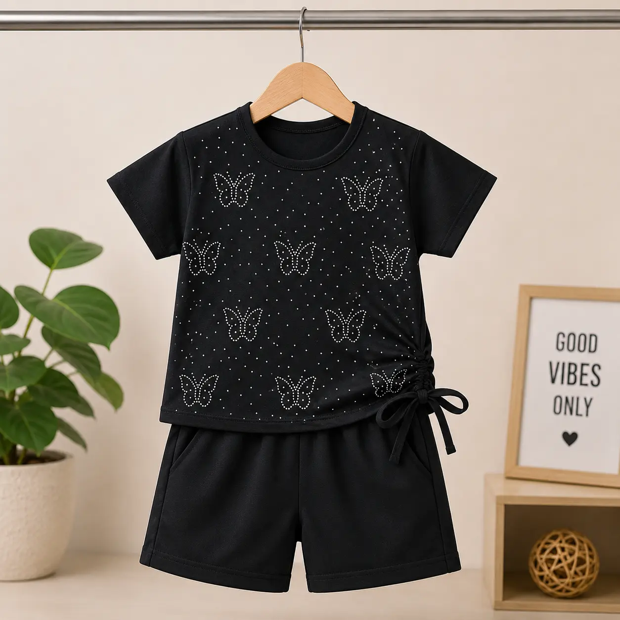Butterfly Sparkle Summer Co-Ord Set