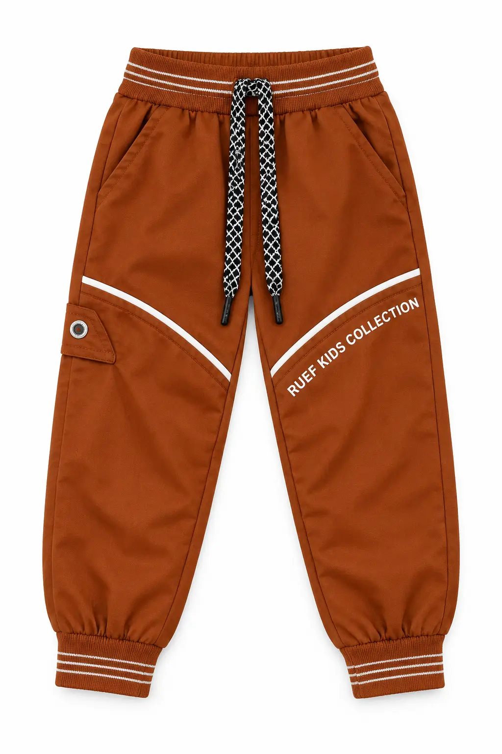 Boys Cream & Mustard Dinosaur Hoodie and Jogger Pants 2-Piece Tracksuit Set - Image 4